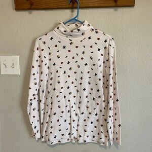 Vintage Charter Club Halloween themed Turtleneck